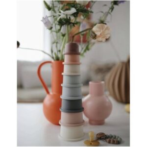 Stacking cups toy ของเล่นหอคอยถ้วย ของเล่นเสริมพัฒนาการ จากประเทศเดนมาร์ก