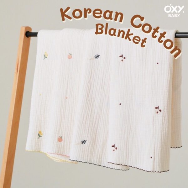 OXY Baby Korean Cotton Blanket ผ้าห่มหายใจผ่านได้