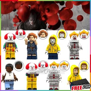 ภาพยนตร์ Series Minifigures Clown Beverley Black Mike George Demonization Collection ของเล่นของขวัญ Mini Figures KT1012