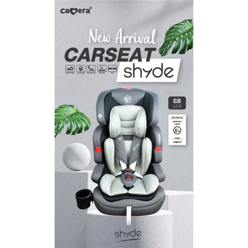 CAMERA | คาร์ซีท รุ่น SHYDE สำหรับ 9 เดือน-12 ปี รุ่นใหม่ล่าสุด แยกเป็นบูสเตอร์ได้ ( มีตัวเลือกสี )