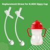 ขวดนมซิลิโคน พร้อมหลอดดูด แบบเปลี่ยน สําหรับขวดนมเด็กทารก BBOX Sippy Cup