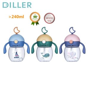 DILLER 240ml Milk Bottle with Imported TRITAN