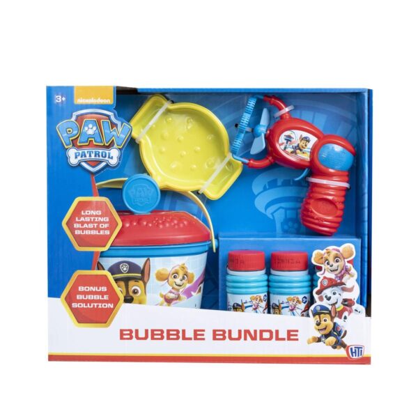 [โค้ดลดเพิ่ม 10%] Paw Patrol Bubble Bundle ปืนของเล่น ของเล่น เป่าฟองสบู่ อัติโนมัติ ถังเป่า พร้อมน้ำยาในตัว