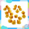 HelloMom ของเล่นในน้ำ เป็ดยางสีเหลืองเล่นน้ำ 12 ตัว Yellow duck เป็ดลอยน้ำ ของเล่น เป็ดยางลอยน้ำ