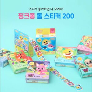 สติกเกอร์ Pinkfong Baby shark 200 ดวง