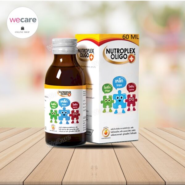 Nutroplex  Oligo Plus 60มล นูโทรเพล็กซ์โอลิโก พลัส วิตามินชนิดน้ำ รสส้ม สูตรเพิ่มธาตุเหล็ก