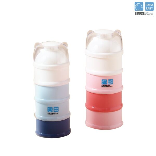 PAPA BABY ชั้นแบ่งนม 4 ชั้น รุ่น CEQ-108 NEW Color BPA Free บรรจุนมได้สูงสุด 8ออนซ์ ต่อ 1 ชั้น