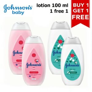 Johnson's Baby Lotion 100ml  (แพคคู่) จอห์นสัน เบบี้ โลชั่น Johnson’s สีชมพู/สีขาว100 ml x2 ( แพ๊คคู่)