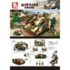 ProudNada Toys ของเล่นเด็ก ตัวต่อ ทหาร รถถัง (กล่องใหญ่สุดคุ้ม) Sluban Army 524 PCS M38-B0858