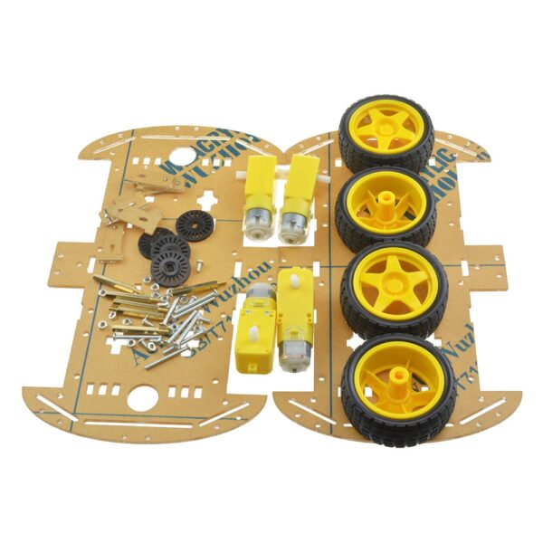 4WD Robot Smart Car Chassis Kits รถพร้อมตัวเข้ารหัสความเร็วสำหรับ for arduino M26