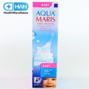 Aqua Maris Baby 50 mL สเปรย์น้ำเกลือจากทะเลพ่นจมูก (สำหรับเด็กอ่อน) น้ำเกลือล้างจมูกทารก