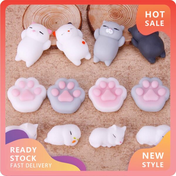 YX-T Cartoon Animal Mochi Squishy Cat Seal Healing Toy Soft Squeeze Abreact Fun Gift