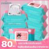 JASMEEN Baby Wipes 10 แพ็ค ทิชชู่เปียกเด็ก กระดาษทิชชู่เปียก เช็ดชู่เปียก สูตรอ่อนโยน นุ่มสบาย ไม่ระคายเคือง แผ่นทำความสะอาด Wet Wipe & A126