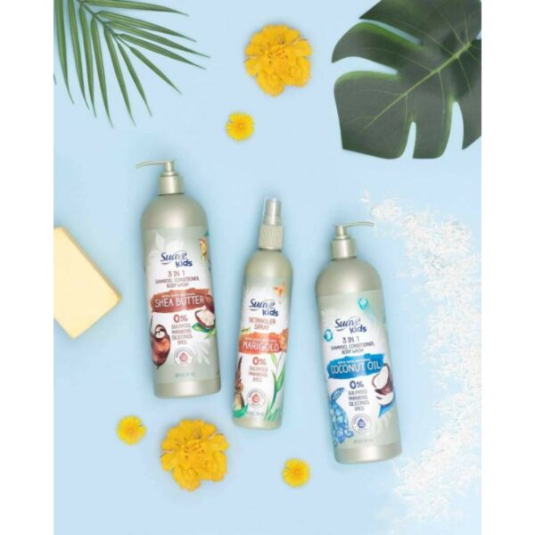 Suave Kids 3 in 1 with 100% natural แชมพู ครีมนวดผม ครีมอาบน้ำสำหรับเด็ก ขนาด 488ml.