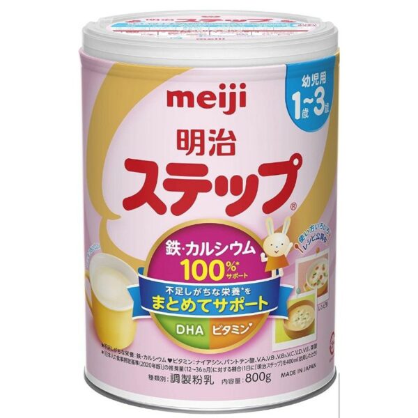 พร้อมส่ง Meiji Step Milk Powder นมผงเมจิสเต็ป สำหรับ 1-3 ปี  นมผงสำเร็จรูป นมผงเมจิ นำเข้าจากญี่ปุ่น