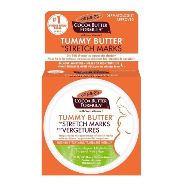 Palmer's Palmer Tummy Butter ปาล์มเมอร์ บำรุงผิว สำหรับคุณแม่ ตั้งครรภ์ ป้องกันรอยแตกลาย สูตรเข้มข้น ขนาด 15 กรัม 21044