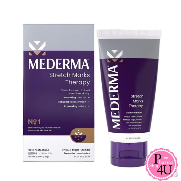 แท้ฉลากไทย Mederma Stretch Marks 150g. - มีเดอม่า สเตรทช์ มาร์ค ครีมลดรอยแตกลาย