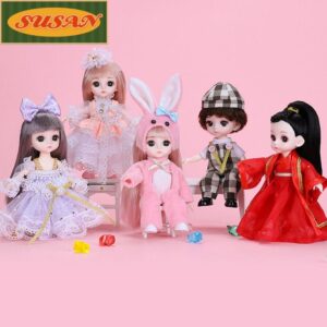 SUSANS Fashion Doll Clothes For Ob11 Gsc Beautiful Doll Outfit Animal Doll Suit Accessories 1/81/12Bjd Molly Body Obitsu 11 Ob11 23 Styles 16~17cm Dolls Dresses