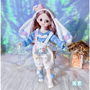 ใหม่ ตา 3D 30 ซม. 20 ข้อต่อขยับได้ BJD ตุ๊กตาและเสื้อผ้าเด็กผู้หญิงของเล่นของขวัญวันเกิด