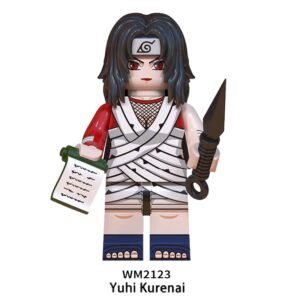 ของเล่นตัวต่อฟิกเกอร์ Yuhi Kurenai Genjutsu ขนาดเล็ก เหมาะกับของขวัญ สไตล์ญี่ปุ่น สําหรับเด็ก