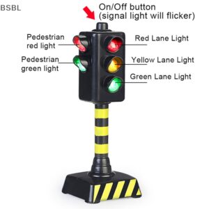 Bsbl ของเล่นกล้องจราจร สปีดไลท์ พร้อมเสียงเพลง LED ขนาดเล็ก สําหรับเด็ก