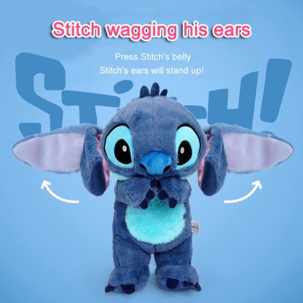 Disney ของแท้ ตุ๊กตานุ่ม รูปการ์ตูน Stitch Kawaii น่ารัก ขนาด 33 ซม. ของขวัญวันเกิด สําหรับเด็กผู้ชาย คริสต์มาส