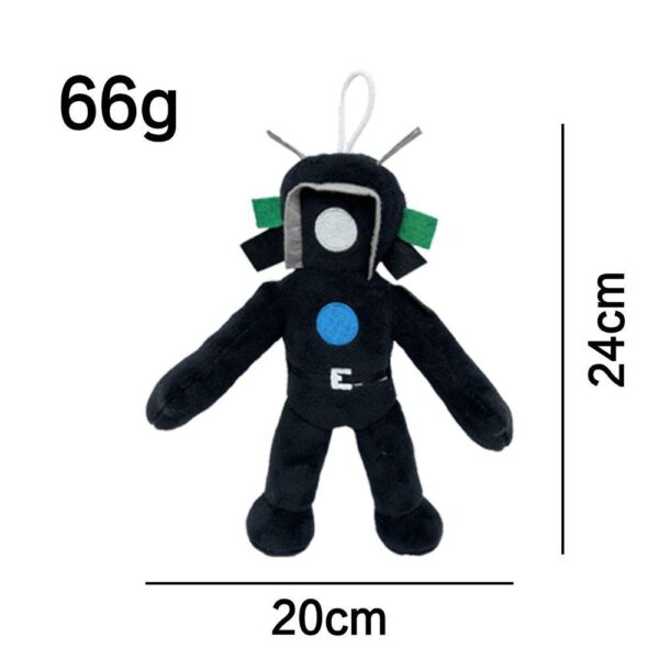 Cameraman Robot Propeller Man Skibidi Toilet Plush Toy Women