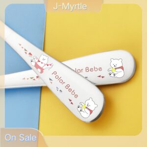 J-myrtle ช้อนส้อมสเตนเลส ลายการ์ตูนน่ารัก ของใช้บนโต๊ะอาหาร สําหรับบ้าน ห้องครัว