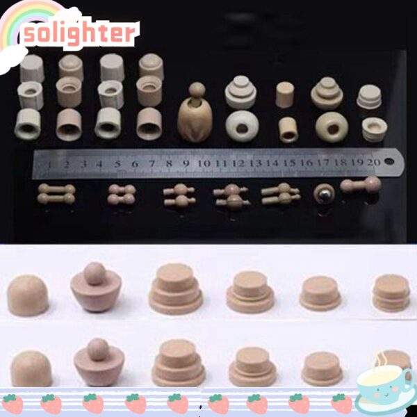 Solighter คอตุ๊กตา พลาสติก 1/6 เชื่อมต่อหัวคอ 1/6 12 นิ้ว หลายสไตล์ สําหรับตุ๊กตา