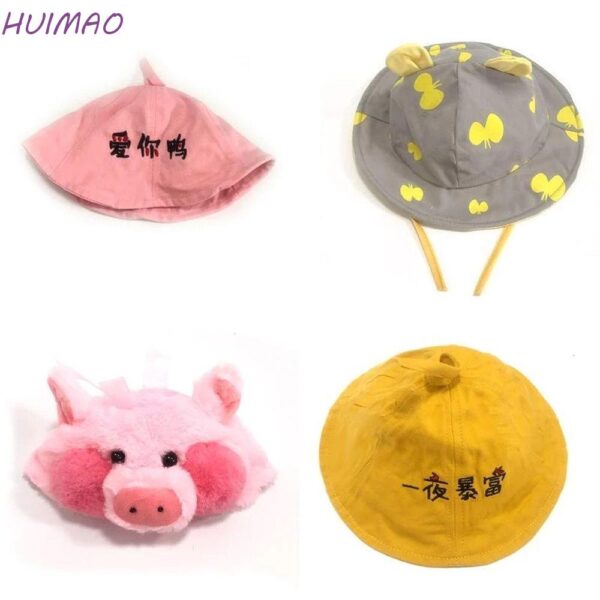 Huimao LaLafanfan หมวกตุ๊กตาเป็ด สีเหลือง สําหรับคาเฟ่ เป็ด