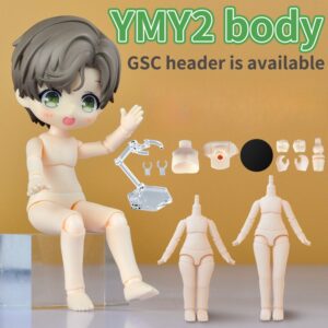 Ymy Ob11 บอดี้ตุ๊กตา 10 ซม. แฮนด์เมด แบบเปลี่ยน สําหรับหัว Gsc 1/12bjd Obitsu 11 ของเล่น MHRN