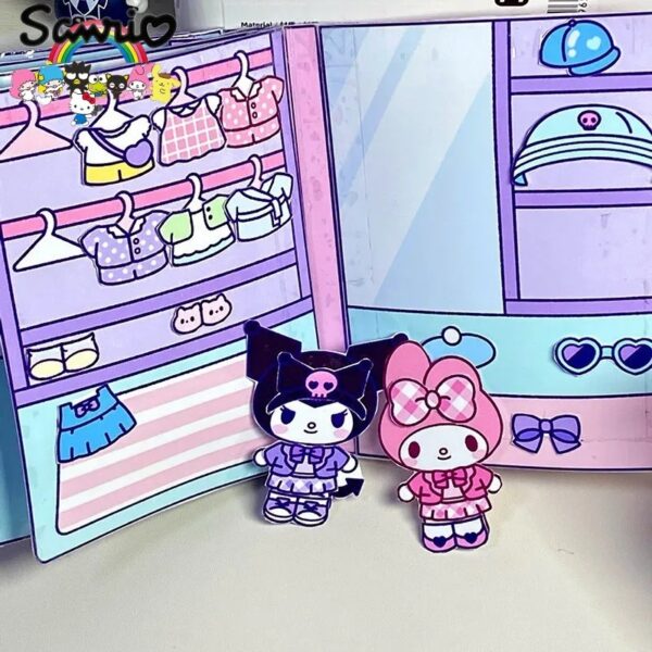 SANRIO ใหม่ หนังสือแฮนด์เมด รูปสุนัขน่ารัก แฮนด์เมด DIY ของเล่นสําหรับเด็ก