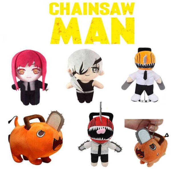 【Ready Stock】10/25/30/40cm Chainsaw Man ปริมณฑลการ์ตูนตุ๊กตาของเล่นคริสต์มาสของขวัญบ้านโยนหมอน