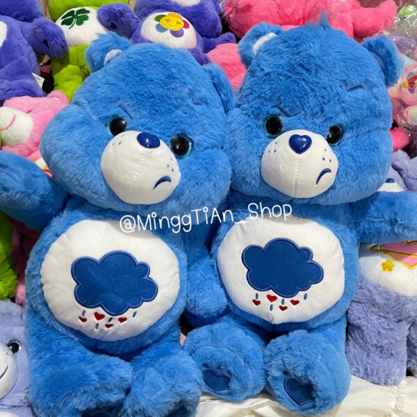 พร้อมส่ง Care Bears Grumpy  รุ่นตาแก้ว ตุ๊กตาแคร์แบร์งานนำเข้า(ป้ายขาว)