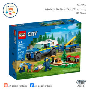 LEGO City 60369 Mobile Police Dog Training (197 Pieces) สำหรับเด็กอายุ 5 ปีขึ้นไป Brick Toy ตัวต่อ เลโก้ ของเล่น ของขวัญ