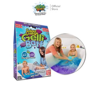 Slime Baff Gelli Baff Colour Change Ballistic Blue ผงทำเจลลี่ในอ่างน้ำของแท้ผลิตในอังกฤษเปลี่ยนน้ำธรรมดาเป็นเจลลี่สีสดใส