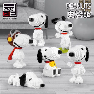 นาโนตัวต่อ Snoopy สนู้ปปี้ มาใหม่6แบบ 1383ชิ้น+ น่ารักมากครับ ของแท้