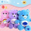 35/50/60/80cm Care Bears ของเล่นตุ๊กตาหมีน่ารักสาวของขวัญวันเกิด ตุ๊กตาหมีอากาศ สีม่วง มีอมยิ้ม