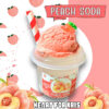 สไลม์ ไอติมพีชโซดา peach soda เบสใส กลิ่นพีช