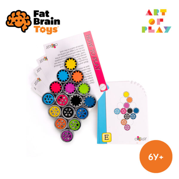 Coggy - ของเล่น brainteaser ที่สามารถหมุน พลิก คลิก และเปลี่ยนรูปทรงได้จาก Fat Brain Toys เหมาะสำหรับเด็กอายุ 6 ขวบขึ้นไ