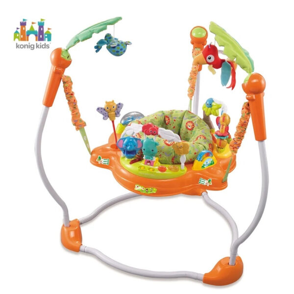 Np Toys จั้มเปอร์เก้าอี้กิจกรรม Baby walker Jumperoo กระโดดมีเสียง จัมเปอร์ จั้มเปอร์เด็ก หมุนได้360องศา รหัส63569