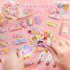 ชุดกาวครีม หลากสี สําหรับทํากิ๊บติดผม แฮนด์เมด DIY