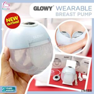 (16123) GLOWY (โกลวี่) Wearable Breast Pump เครื่องปั๊มนมไร้สาย ปั๊มนมแบบแฮนด์ฟรี