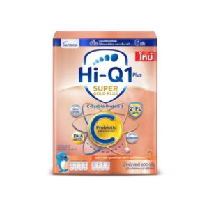 {นมผง} Hi-Q Super Gold C+ 3 นมผง ไฮคิว ซูเปอร์โกลด์ พลัส ซี สูตร3 นมสำหรับเด็ก อายุ 1 ปีขึ้นไป ขนาด 550 กรัม 1 กล่อง