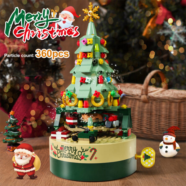 เพลงคริสต์มาสกล่องอาคารบล็อกของเล่นสำหรับเด็กMerry Christmas STEM Buildingชุดของเล่นสำหรับเด็ก Xmasของขวัญวันเกิดเด็ก