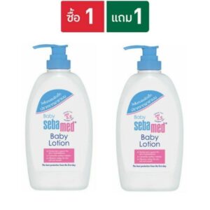 SEBAMED BABY BODY LOTION 400ML 1 FREE 1 แพ็คคู่ โลชั่นสำหรับเด็ก สูตรถนอมผิว