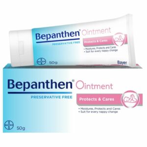 BEPANTHEN 50G บีแพนเธน ออยเมนต์ ปกป้องดูแลผิวใต้ผ้าอ้อม 50 กรัม