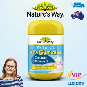 Nature's Way Kids Smart Vita Gummies Calcium 60 Pastilles exp02/2025